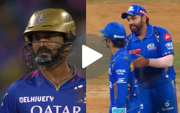[Watch] 'World Cup Khelna Hai' - Rohit Sharma Sledges Dinesh Karthik With Witty WC Selection Remark